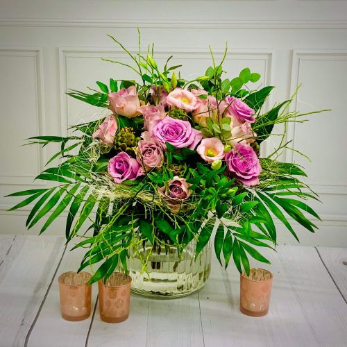 Blumenstrauß Queens Day in rosa flieder