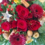 Strauß Advent in rot