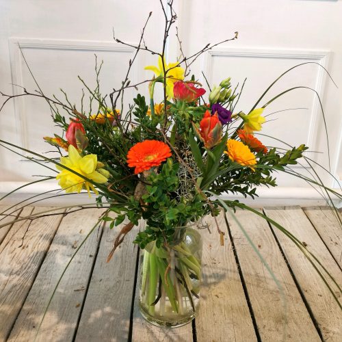Frühlingstrauß gelb orange