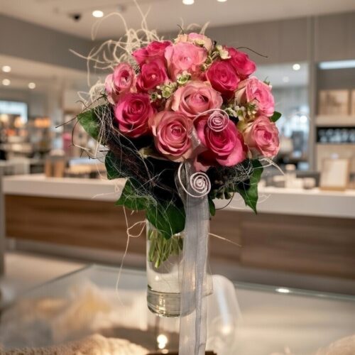 Rosenstrauß rosa pink